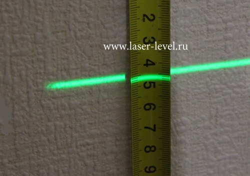 Clubiona 3D Green - толщина линии на 6 метрах