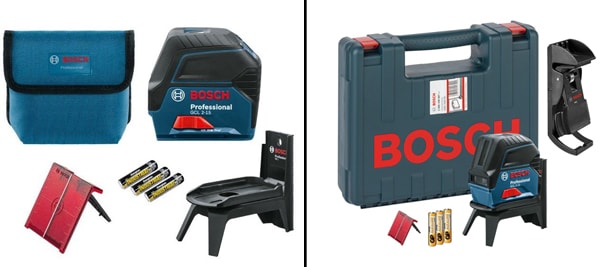 Два комплекта поставки Bosch GCL 2-15