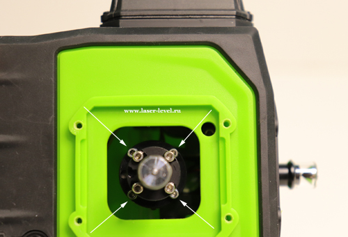 Фото 4 болтов настройки лазерного уровня Huepar GF360G