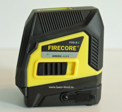 Двухпозиционный тумблер включения у лазерного уровня Firecore F113XG (XR)
