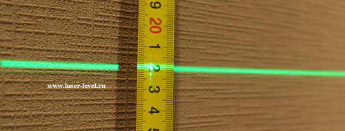 Толщина линии на 10м у Huepar GF360G