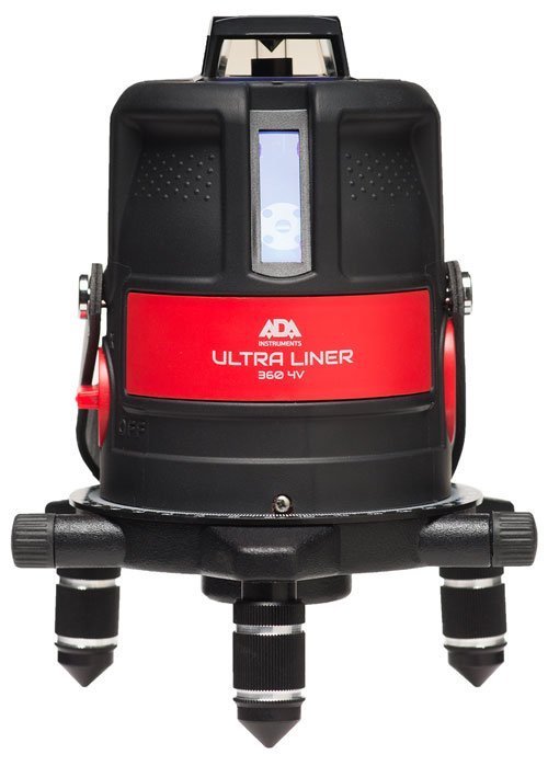 Лазерный нивелир ADA ULTRA Liner 360 4V микровинт и поворотный лимб